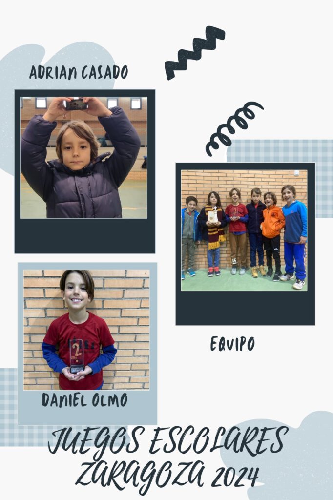 ¡BUENAS NOTICIAS EN LOS JUEGOS ESCOLARES DE ZARAGOZA!