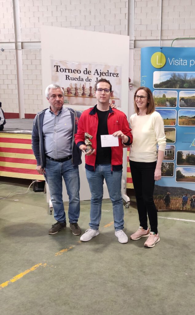 III Torneo de Ajedrez de Rueda de Jalón: Impresionante actuación de Daniel Romero.