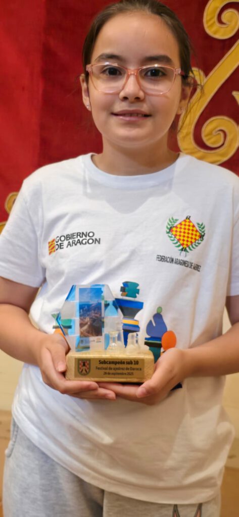 VANESSA RODRIGUEZ SUBCAMPEONA SUB-10 EN DAROCA