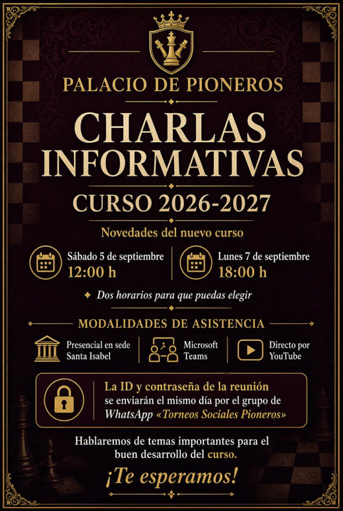 CHARLA INICIO DE CURSO